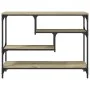 Konsolentisch aus Sonoma-Eichenholzwerkstoff, 100 x 30 x 75 cm von , Seitentische - Ref: Foro24-838914, Preis: 66,05 €, Rabat...