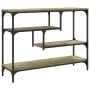 Konsolentisch aus Sonoma-Eichenholzwerkstoff, 100 x 30 x 75 cm von , Seitentische - Ref: Foro24-838914, Preis: 66,05 €, Rabat...