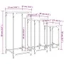 Stapelbare Tische, 3 Einheiten, aus Holzwerkstoff, geräucherte Eiche von , Seitentische - Ref: Foro24-838940, Preis: 61,02 €,...