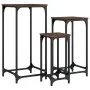 Mesas auxiliares apilables 3 uds madera ingeniería marrón roble de , Mesas auxiliares - Ref: Foro24-838942, Precio: 49,54 €, ...