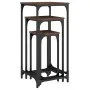 Mesas auxiliares apilables 3 uds madera ingeniería marrón roble de , Mesas auxiliares - Ref: Foro24-838942, Precio: 49,54 €, ...