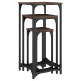 Mesas auxiliares apilables 3 uds madera ingeniería marrón roble de , Mesas auxiliares - Ref: Foro24-838942, Precio: 50,03 €, ...