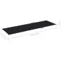 Sun lounger with black cushion made of impregnated pine wood by , Loungers - Ref: Foro24-3065916, Price: 160,22 €, Discount: %