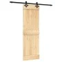 Puerta corredera con herrajes madera maciza de pino 70x210 cm de , Puertas - Ref: Foro24-3203139, Precio: 163,08 €, Descuento: %