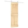 Puerta corredera con herrajes madera maciza de pino 70x210 cm de , Puertas - Ref: Foro24-3203215, Precio: 165,94 €, Descuento: %