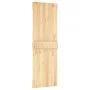Schiebetür mit Beschlägen aus massivem Kiefernholz 70x210 cm von , Türen - Ref: Foro24-3203215, Preis: 165,94 €, Rabatt: %