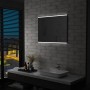 Espejo de pared de baño con LED y sensor táctil 80x60 cm de vidaXL, Espejos - Ref: Foro24-144733, Precio: 70,08 €, Descuento: %