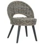 Butaca de ratán kubu negro de , Sillones - Ref: Foro24-285231, Precio: 207,83 €, Descuento: %