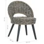 Butaca de ratán kubu negro de , Sillones - Ref: Foro24-285231, Precio: 207,83 €, Descuento: %