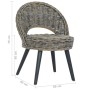 Butaca de ratán kubu negro de , Sillones - Ref: Foro24-285231, Precio: 211,60 €, Descuento: %