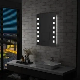 LED bathroom wall mirror 60x80 cm by vidaXL, Mirrors - Ref: Foro24-144700, Price: 81,83 €, Discount: %