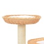 Rascador para gatos con poste de sisal madera natural de sauce de vidaXL, Mobiliario para gatos - Ref: Foro24-170724, Precio:...