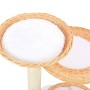 Rascador para gatos con poste de sisal madera natural de sauce de vidaXL, Mobiliario para gatos - Ref: Foro24-170724, Precio:...