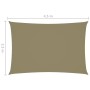 Toldo de vela rectangular tela Oxford beige 2,5x4,5 m de , Sombrillas - Ref: Foro24-135153, Precio: 41,72 €, Descuento: %
