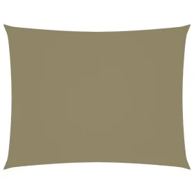 Toldo de vela rectangular tela Oxford beige 5x6 m de , Sombrillas - Ref: Foro24-135164, Precio: 83,79 €, Descuento: %