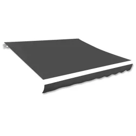 Toldo de lona blanco gris antracita 500x300 cm de , Toldos - Ref: Foro24-143712, Precio: 69,95 €, Descuento: %