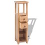 Mueble de esquina de madera de roble maciza 26x26x94 cm de , Taquillas y armarios de almacenamiento - Ref: Foro24-243931, Pre...