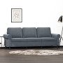 Sofá de 3 plazas terciopelo gris oscuro 180 cm de , Sofás - Ref: Foro24-359540, Precio: 303,64 €, Descuento: %