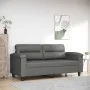 Dark gray 2-seater microfiber fabric sofa, 140 cm by , Sofas - Ref: Foro24-359563, Price: 224,16 €, Discount: %
