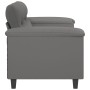 Sofá de 2 plazas de tela de microfibra gris oscuro 140 cm de , Sofás - Ref: Foro24-359563, Precio: 227,49 €, Descuento: %
