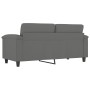 Sofá de 2 plazas de tela de microfibra gris oscuro 140 cm de , Sofás - Ref: Foro24-359563, Precio: 227,49 €, Descuento: %
