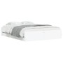 Cama con cajones madera de ingeniería blanca 140x190 cm de , Camas y somieres - Ref: Foro24-3207301, Precio: 216,88 €, Descue...