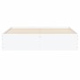 Cama con cajones madera de ingeniería blanca 140x190 cm de , Camas y somieres - Ref: Foro24-3207301, Precio: 216,88 €, Descue...