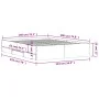 Cama con cajones madera ingeniería roble Sonoma 140x190 cm de , Camas y somieres - Ref: Foro24-3207303, Precio: 238,14 €, Des...
