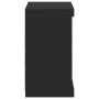 Aparador con luces LED negro 60,5x37x67 cm de , Aparadores - Ref: Foro24-836694, Precio: 74,61 €, Descuento: %