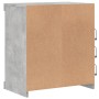 Aparador con luces LED gris hormigón 60,5x37x67 cm de , Aparadores - Ref: Foro24-836696, Precio: 63,86 €, Descuento: %