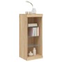 Aparador con luces LED roble Sonoma 41x37x100 cm de , Aparadores - Ref: Foro24-836730, Precio: 72,27 €, Descuento: %