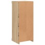 Aparador con luces LED roble Sonoma 41x37x100 cm de , Aparadores - Ref: Foro24-836730, Precio: 72,27 €, Descuento: %