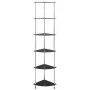 Estantería 6 niveles vidrio templado negro 30x30x160 cm de vidaXL, Librerías y estanterías - Ref: Foro24-249522, Precio: 56,9...