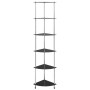 Estantería 6 niveles vidrio templado negro 30x30x160 cm de vidaXL, Librerías y estanterías - Ref: Foro24-249522, Precio: 58,1...