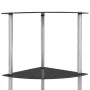 Estantería 6 niveles vidrio templado negro 30x30x160 cm de vidaXL, Librerías y estanterías - Ref: Foro24-249522, Precio: 56,9...