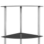 Estantería 6 niveles vidrio templado negro 30x30x160 cm de vidaXL, Librerías y estanterías - Ref: Foro24-249522, Precio: 58,1...