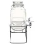 Dispensadores de bebida con soporte 2 unidades vidrio 2 x 4 L de vidaXL, Dispensadores de bebidas - Ref: Foro24-50830, Precio...