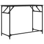 Escritorio de madera de ingeniería y acero negro 100x45x76 cm de , Escritorios - Ref: Foro24-842266, Precio: 52,66 €, Descuen...