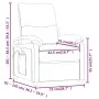 Sillón de masaje tela gris claro de , Sillones de masaje eléctricos - Ref: Foro24-348469, Precio: 208,52 €, Descuento: %