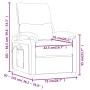 Sillón de masaje tela gris claro de , Sillones de masaje eléctricos - Ref: Foro24-348469, Precio: 233,64 €, Descuento: %