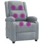 Massagesessel aus hellgrauem Stoff von , Elektrische Massagesessel - Ref: Foro24-340936, Preis: 231,72 €, Rabatt: %