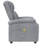 Sillón de masaje tela gris claro de , Sillones de masaje eléctricos - Ref: Foro24-340936, Precio: 234,40 €, Descuento: %