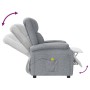 Sillón de masaje tela gris claro de , Sillones de masaje eléctricos - Ref: Foro24-340936, Precio: 234,40 €, Descuento: %