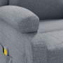 Sillón de masaje tela gris claro de , Sillones de masaje eléctricos - Ref: Foro24-340936, Precio: 234,40 €, Descuento: %