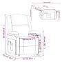 Massagesessel aus hellgrauem Stoff von , Elektrische Massagesessel - Ref: Foro24-340936, Preis: 231,72 €, Rabatt: %