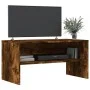 Mueble de TV madera de ingeniería roble ahumado 80x40x40 cm de , Muebles TV - Ref: Foro24-815234, Precio: 42,24 €, Descuento: %