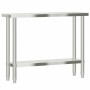 Mesa de trabajo de cocina acero inoxidable 110x30x85 cm de , Restauración - Ref: Foro24-376452, Precio: 161,06 €, Descuento: %