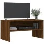 Mueble de TV madera de ingeniería marrón roble 80x40x40 cm de , Muebles TV - Ref: Foro24-815236, Precio: 43,26 €, Descuento: %