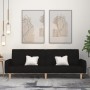 Sofá cama de 2 plazas tela negro de , Sofás - Ref: Foro24-375760, Precio: 270,97 €, Descuento: %