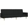 Sofá cama de 2 plazas tela negro de , Sofás - Ref: Foro24-375760, Precio: 290,91 €, Descuento: %